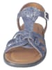 Ricosta Skórzane sandały "Birte" w kolorze niebieskim