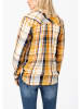 Timezone Hemd in Orange/ Dunkelblau