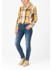 Timezone Blouse oranje/donkerblauw