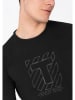 Timezone Longsleeve in Schwarz