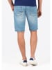 Timezone Spijkershort "Rocky" - regular fit - lichtblauw