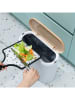 Kitchen Move Touch-Mülleimer "Aldo" in Weiß/ Natur - 10 l