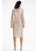 Awama Paillettenkleid in Gold