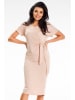 Awama Kleid in Beige