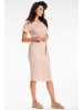 Awama Kleid in Beige