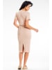 Awama Kleid in Beige