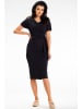 Awama Kleid in Schwarz