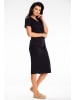 Awama Kleid in Schwarz