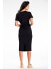 Awama Kleid in Schwarz