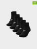 4F 5-delige set: sokken zwart
