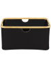 Wenko Wäschekorb "Ecori" in Schwarz - (B)54 x (H)26 x (T)36 cm