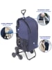 Wenko Einkaufstrolley in Dunkelblau - (B)58 x (H)103 x (T)39 cm