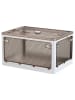 Joybos Aufbewahrungskiste in Grau/ Weiß - (B)48 x (H)24 x (T)36 cm