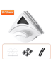 Joybos Magnetische glasreiniger wit/zwart, 8-15 mm glasdikte