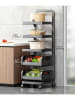 Joybos Rollregal in Schwarz - (B)35 x (H)105 x (T)29 cm