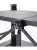 Joybos Kast zwart - (B)73 x (H)155 x (D)37 cm