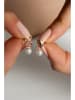 Lodie Silver Srebrne kolczyki-wkrętki z cyrkoniami i perłami