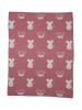 Sterntaler® Strick-Schmusedecke "Mabel" in Rosa - (L)100 x (B)80 cm