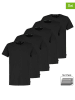 Sublevel 5-delige set: shirts zwart