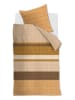 Beddinghouse Satin-Bettwäsche-Set "Darren" in Hellbraun/ Beige
