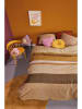 Beddinghouse Satijnen beddengoedset "Darren" lichtbruin/beige