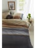 Beddinghouse Satijnen beddengoedset "Kian" beige/donkerblauw