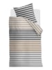 Beddinghouse Satijnen beddengoedset "Misha" beige/antraciet