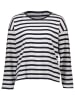 Blue Seven Longsleeve wit/zwart