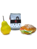 IRIS Sandwichtasche "Grey Friends" in Grau - (B)12 x (H)26 x (T)2,5 cm