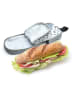 IRIS Barcelona Sandwichtas "Grey Friends" grijs - (B)12 x (H)26 x (D)2,5 cm