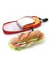 IRIS Barcelona Sandwichtas "Red Friends" rood/geel - (B)12 x (H)26 x (D)2,5 cm