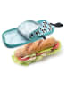 IRIS Barcelona Sandwichtas "Blue Friends" lichtblauw - (B)12 x (H)26 x (D)2,5 cm