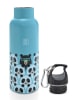 IRIS Barcelona Butelka termiczna "Blue Friends" w kolorze błękitnym - 500 ml