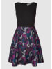 Kleo Sukienka w kolorze fioletowo-czarnym