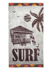 Le Comptoir de la Plage Strandlaken "Arica - Corfou" lichtgrijs - (L)175 x (B)100 cm