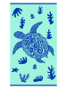 Le Comptoir de la Plage Strandtuch "Goji - Malari" in Grün/ Blau - (L)170 x (B)90 cm
