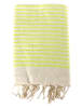 Le Comptoir de la Plage Fouta "Yadara" in Gelb - (L)200 x (B)100 cm
