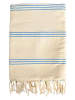 Le Comptoir de la Plage Fouta "Calliope" in Beige - (L)200 x (B)100 cm