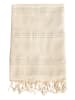Le Comptoir de la Plage Fouta "Isis" in Creme - (L)200 x (B)100 cm