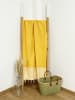 Le Comptoir de la Plage Fouta "Mikanda" in Gelb - (L)200 x (B)100 cm