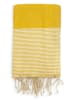 Le Comptoir de la Plage Fouta "Mikanda" in Gelb - (L)200 x (B)100 cm