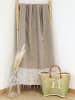 Le Comptoir de la Plage Fouta "Mikanda" beige - (L)200 x (B)100 cm