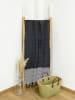 Le Comptoir de la Plage Fouta "Mikanda" zwart/donkerblauw - (L)200 x (B)100 cm