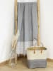 Le Comptoir de la Plage Fouta "Mikanda" in Grau - (L)200 x (B)100 cm
