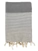 Le Comptoir de la Plage Fouta "Mikanda" in Grau - (L)200 x (B)100 cm