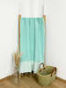 Le Comptoir de la Plage Fouta "Mikanda" turquoise - (L)200 x (B)100 cm
