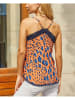 LA Angels Top oranje/blauw