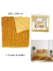 Ethnical Life Plaid in Senf - (L)240 x (B)220 cm