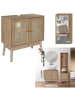 Ethnical Life Waschbeckenschrank in Hellbraun - (B)60 x (H)70 x (T)30 cm