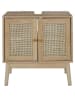 Ethnical Life Waschbeckenschrank in Hellbraun - (B)60 x (H)70 x (T)30 cm